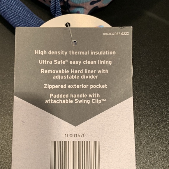 Fulton Bag Co. lunch box. Hard liner with divider. - Picture 5 of 5